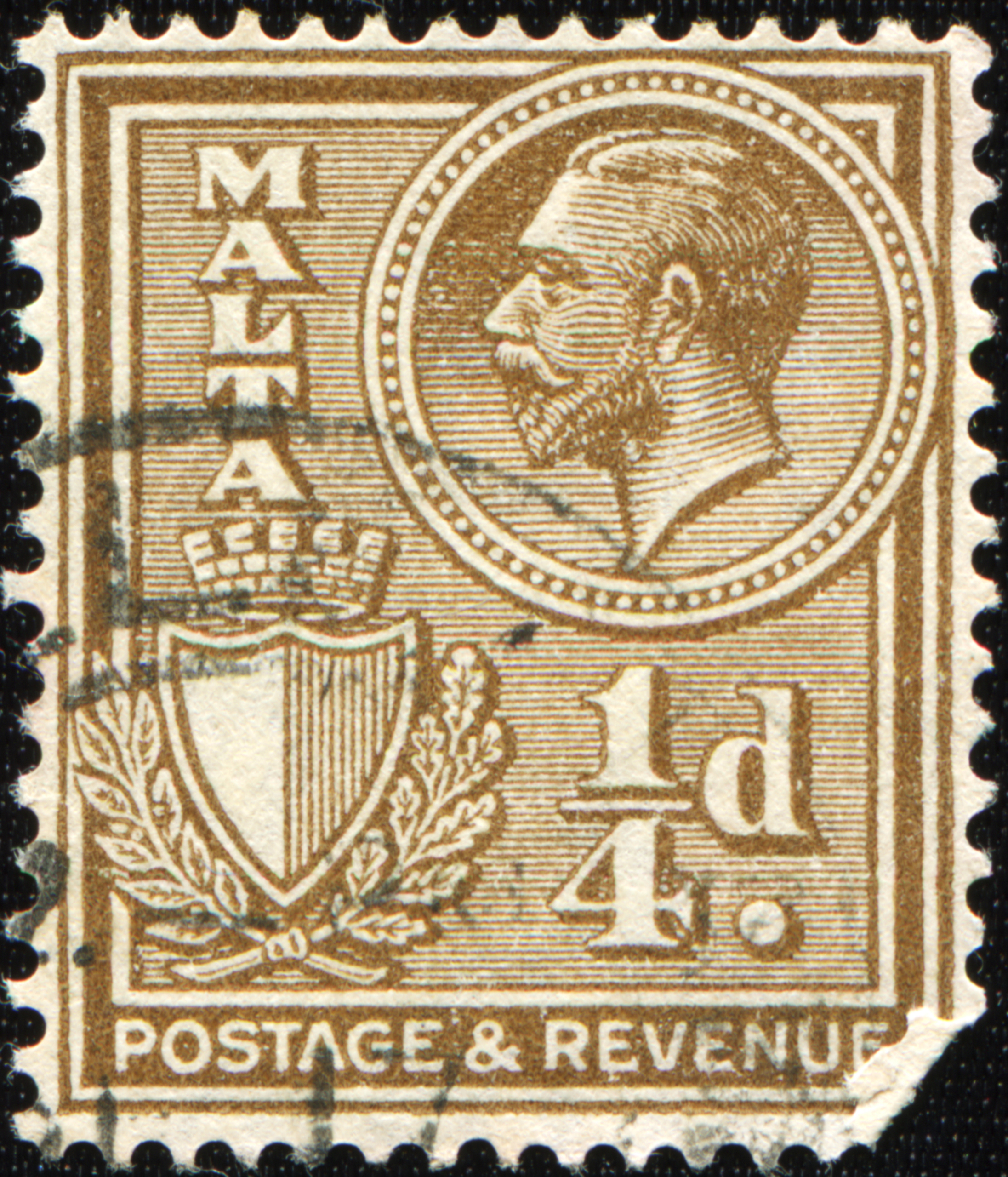 Malta-,Circa,1930:,A,Stamp,Printed,In,Malta,Shows,Image