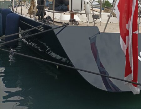 Yacht with Malta Flag